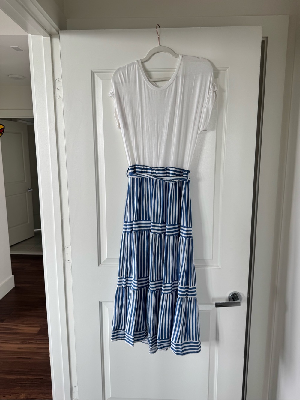 August Sky Tiered Midi Dress - Picture 5 of 7